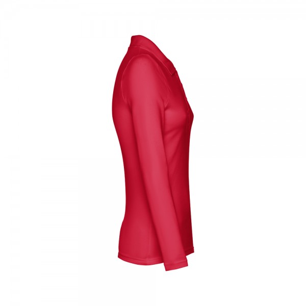 THC BERN WOMEN. Polo a manica lunga da donna - Rosso