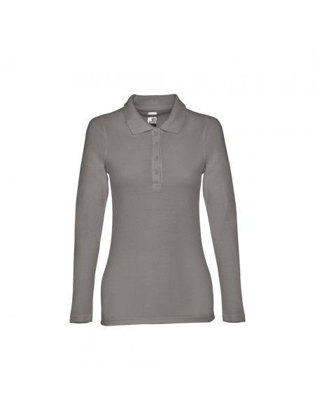 THC BERN WOMEN. Polo a manica lunga da donna - Grigio THC BERN WOMEN. Polo a manica lunga da donna - Grigio