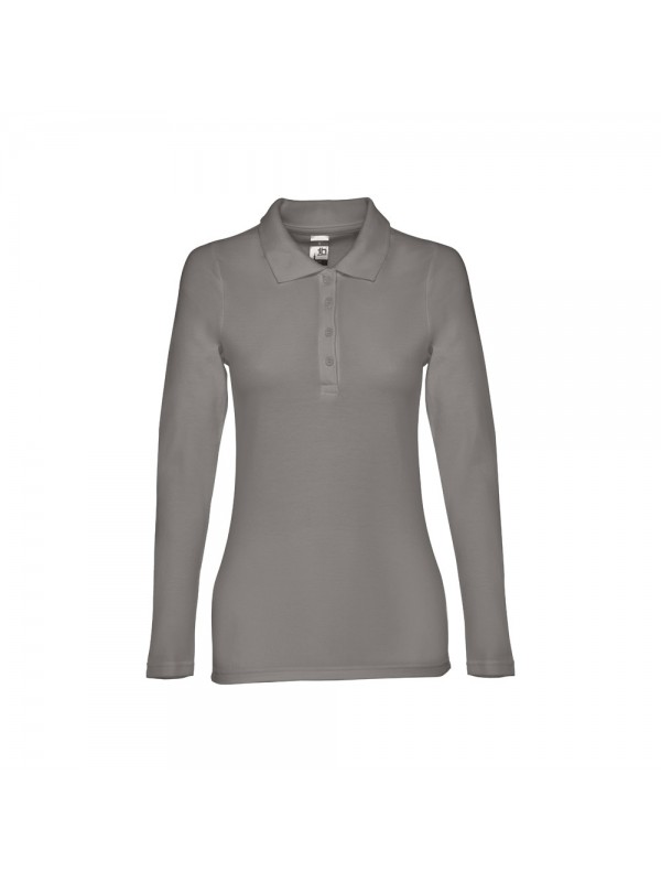 THC BERN WOMEN. Polo a manica lunga da donna - Grigio THC BERN WOMEN. Polo a manica lunga da donna - Grigio