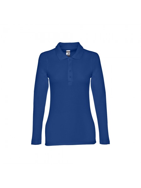 THC BERN WOMEN. Polo a manica lunga da donna - Blu reale THC BERN WOMEN. Polo a manica lunga da donna - Blu reale