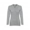 THC BERN WOMEN. Polo a manica lunga da donna - Grigio chiaro mélange