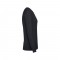 THC MILAN WOMEN. Pullover da donna con scollo a V in cotone e poliammide - Nero