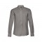 THC PARIS. Camicia da uomo in popeline a maniche lunghe - Grigio