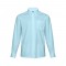 THC TOKYO. Camicia oxford da uomo a maniche lunghe - Azzurro