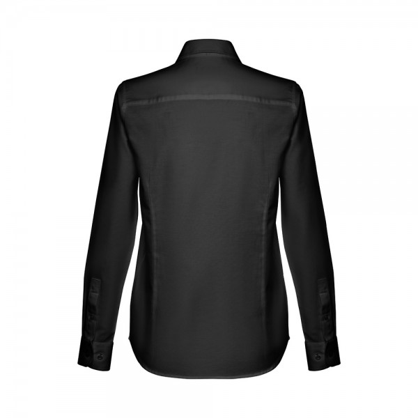 THC TOKYO WOMEN. Camicia oxford a maniche lunghe da donna - Nero