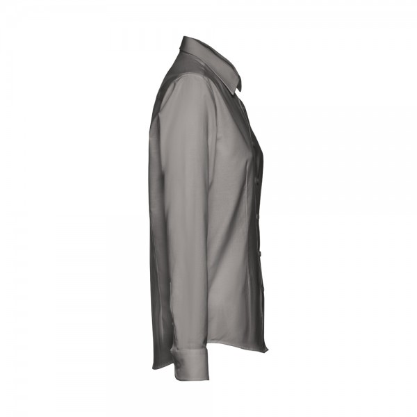 THC TOKYO WOMEN. Camicia oxford a maniche lunghe da donna - Grigio