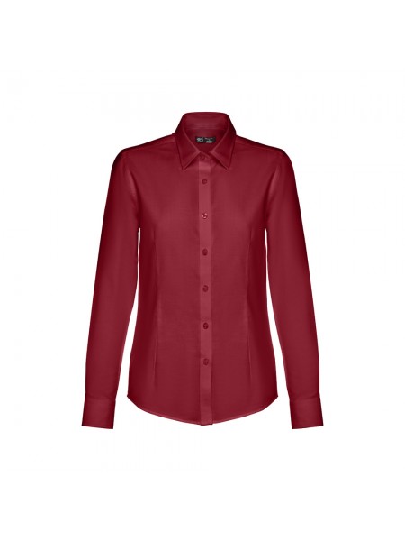 THC TOKYO WOMEN. Camicia oxford a maniche lunghe da donna - Bordeaux THC TOKYO WOMEN. Camicia oxford a maniche lunghe da donna - Bordeaux