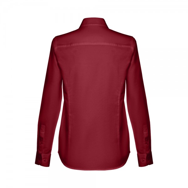 THC TOKYO WOMEN. Camicia oxford a maniche lunghe da donna - Bordeaux