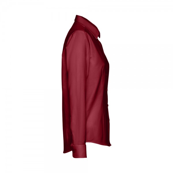 THC TOKYO WOMEN. Camicia oxford a maniche lunghe da donna - Bordeaux
