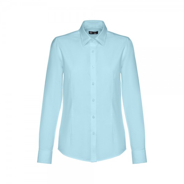 THC TOKYO WOMEN. Camicia oxford a maniche lunghe da donna - Azzurro