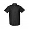 THC LONDON. Camicia oxford da uomo a maniche corte - Nero
