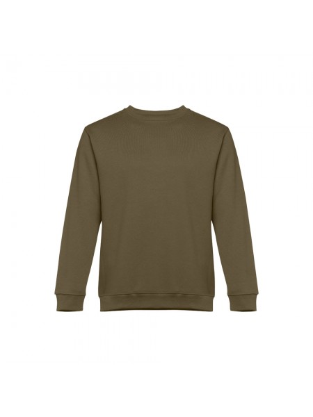 THC DELTA. Felpa (unisex) in cotone e poliestere - Verde militare THC DELTA. Felpa (unisex) in cotone e poliestere - Verde militare