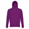 THC PHOENIX. Felpa (unisex) con cappuccio in cotone e poliestere - Viola