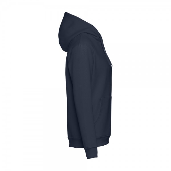 THC PHOENIX. Felpa (unisex) con cappuccio in cotone e poliestere - Blu scuro