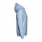 THC PHOENIX. Felpa (unisex) con cappuccio in cotone e poliestere - Celeste pastello