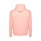 THC PHOENIX. Felpa (unisex) con cappuccio in cotone e poliestere - Rosso salmone