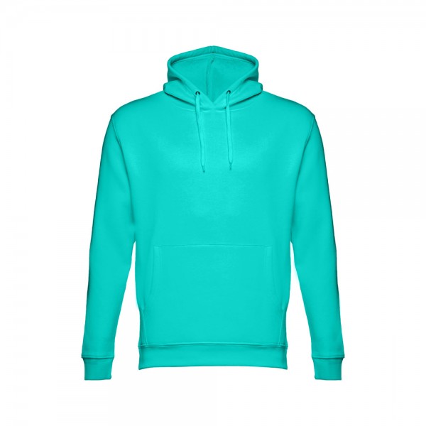 THC PHOENIX. Felpa (unisex) con cappuccio in cotone e poliestere - Verde turchese