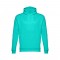 THC PHOENIX. Felpa (unisex) con cappuccio in cotone e poliestere - Verde turchese