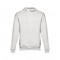 THC PHOENIX. Felpa (unisex) con cappuccio in cotone e poliestere - Bianco mélange