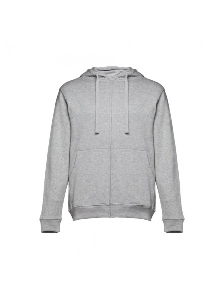 THC AMSTERDAM. Felpa da uomo in cotone e poliestere - Grigio chiaro mélange THC AMSTERDAM. Felpa da uomo in cotone e poliestere - Grigio chiaro mélange
