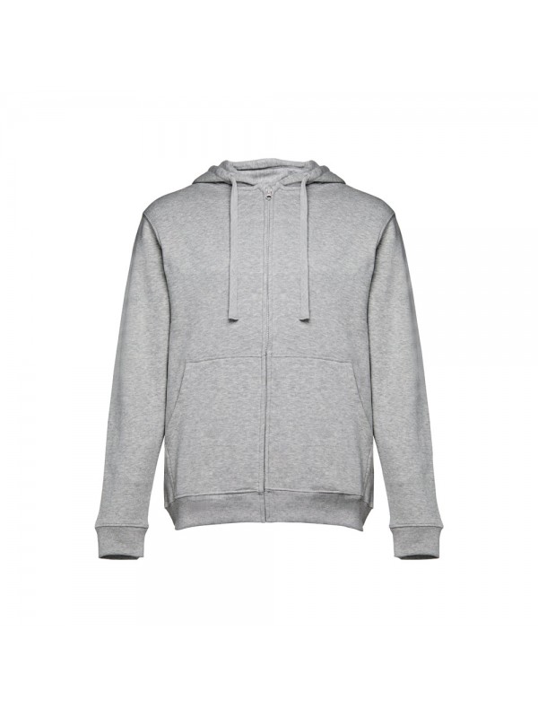 THC AMSTERDAM. Felpa da uomo in cotone e poliestere - Grigio chiaro mélange THC AMSTERDAM. Felpa da uomo in cotone e poliestere - Grigio chiaro mélange