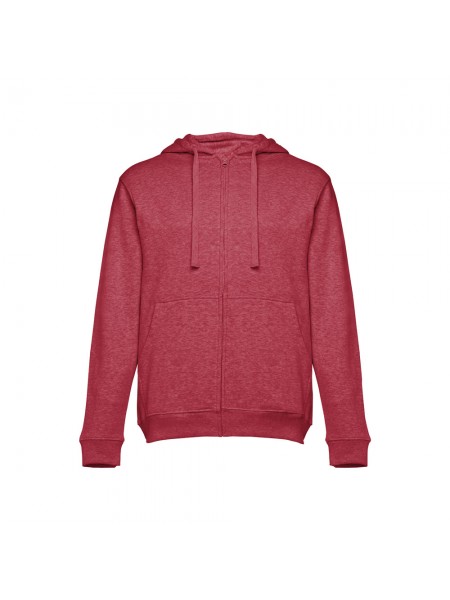 THC AMSTERDAM. Felpa da uomo in cotone e poliestere - Rosso mélange THC AMSTERDAM. Felpa da uomo in cotone e poliestere - Rosso mélange