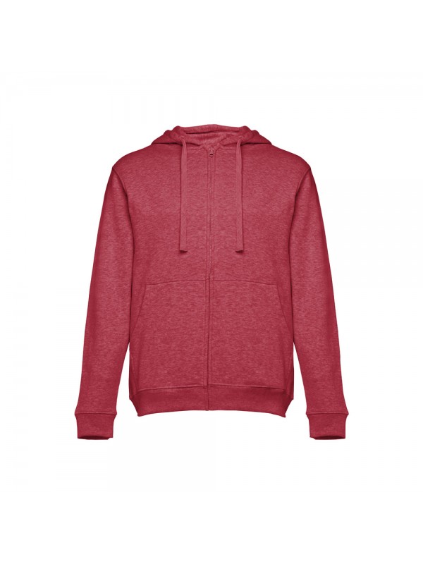 THC AMSTERDAM. Felpa da uomo in cotone e poliestere - Rosso mélange THC AMSTERDAM. Felpa da uomo in cotone e poliestere - Rosso mélange