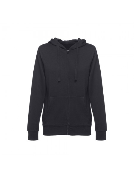 THC AMSTERDAM WOMEN. Felpa da donna in cotone e poliestere - Nero THC AMSTERDAM WOMEN. Felpa da donna in cotone e poliestere - Nero