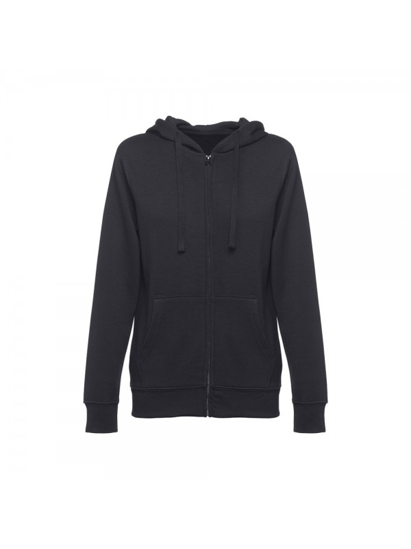 THC AMSTERDAM WOMEN. Felpa da donna in cotone e poliestere - Nero THC AMSTERDAM WOMEN. Felpa da donna in cotone e poliestere - Nero