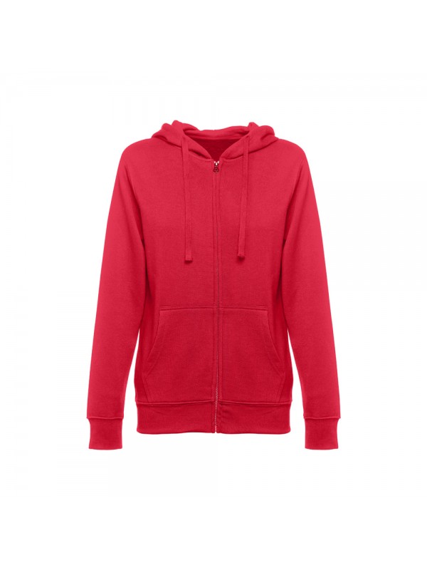 THC AMSTERDAM WOMEN. Felpa da donna in cotone e poliestere - Rosso THC AMSTERDAM WOMEN. Felpa da donna in cotone e poliestere - Rosso