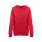 THC AMSTERDAM WOMEN. Felpa da donna in cotone e poliestere - Rosso