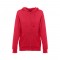 THC AMSTERDAM WOMEN. Felpa da donna in cotone e poliestere - Rosso