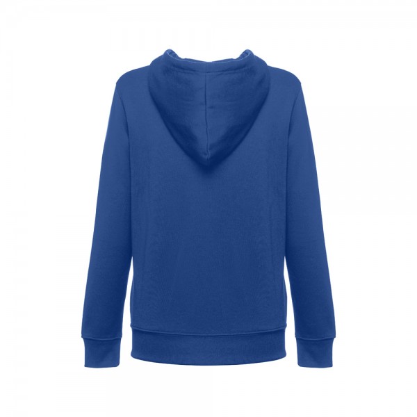 THC AMSTERDAM WOMEN. Felpa da donna in cotone e poliestere - Blu reale