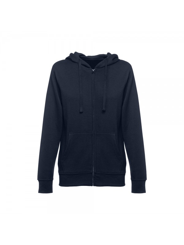 THC AMSTERDAM WOMEN. Felpa da donna in cotone e poliestere - Blu scuro THC AMSTERDAM WOMEN. Felpa da donna in cotone e poliestere - Blu scuro