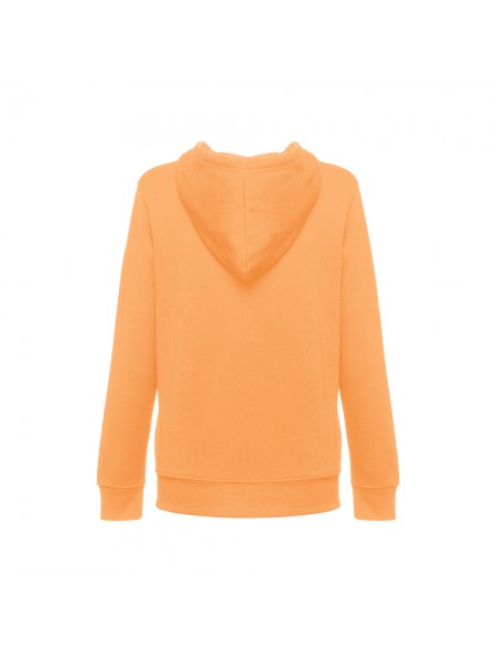 THC AMSTERDAM WOMEN. Felpa da donna in cotone e poliestere - Arancione corallo THC AMSTERDAM WOMEN. Felpa da donna in cotone e poliestere - Arancione corallo