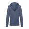 THC AMSTERDAM WOMEN. Felpa da donna in cotone e poliestere - Blu mélange