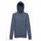 THC AMSTERDAM WOMEN. Felpa da donna in cotone e poliestere - Blu mélange
