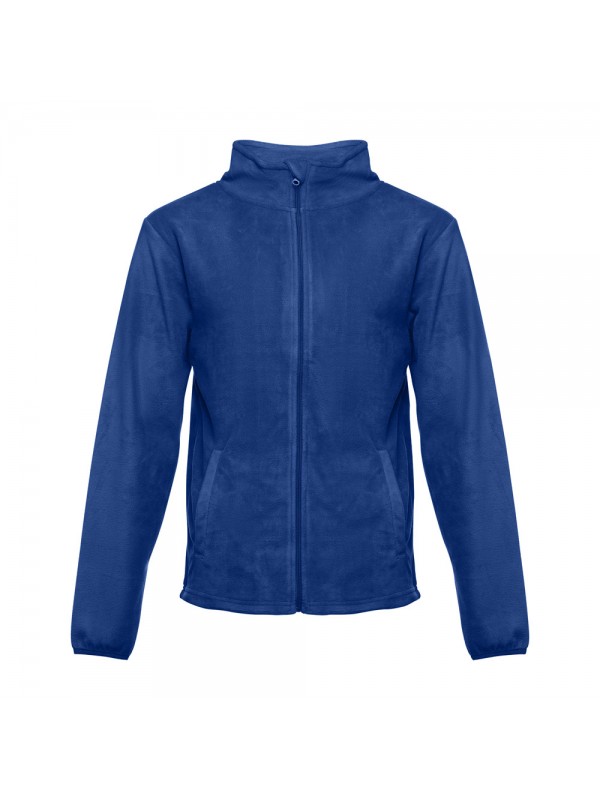 THC HELSINKI. Giacca in pile da uomo in poliestere - Blu reale THC HELSINKI. Giacca in pile da uomo in poliestere - Blu reale