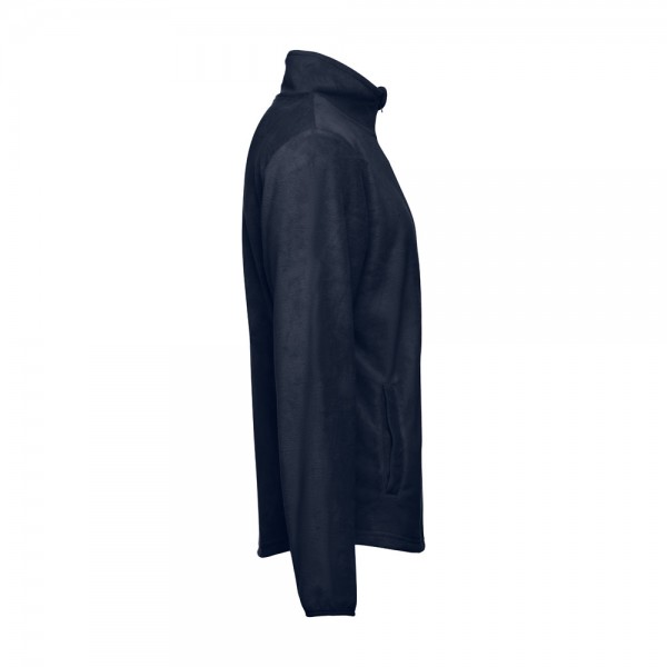 THC HELSINKI. Giacca in pile da uomo in poliestere - Blu scuro