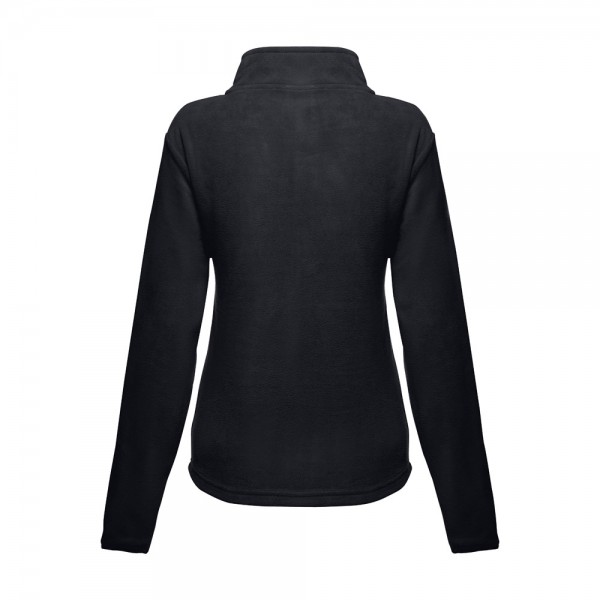 THC HELSINKI WOMEN. Giacca in pile sfiancata in poliestere da donna - Nero