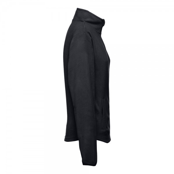 THC HELSINKI WOMEN. Giacca in pile sfiancata in poliestere da donna - Nero