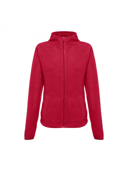 THC HELSINKI WOMEN. Giacca in pile sfiancata in poliestere da donna - Rosso THC HELSINKI WOMEN. Giacca in pile sfiancata in poliestere da donna - Rosso