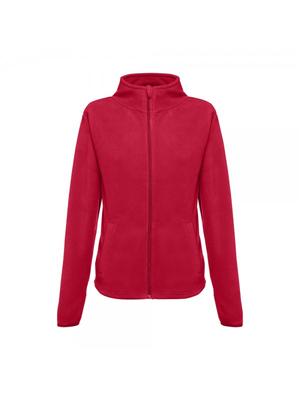THC HELSINKI WOMEN. Giacca in pile sfiancata in poliestere da donna - Rosso THC HELSINKI WOMEN. Giacca in pile sfiancata in poliestere da donna - Rosso
