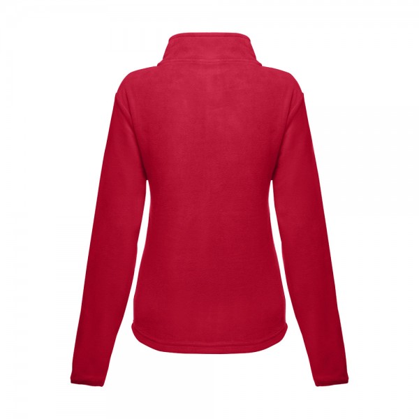 THC HELSINKI WOMEN. Giacca in pile sfiancata in poliestere da donna - Rosso