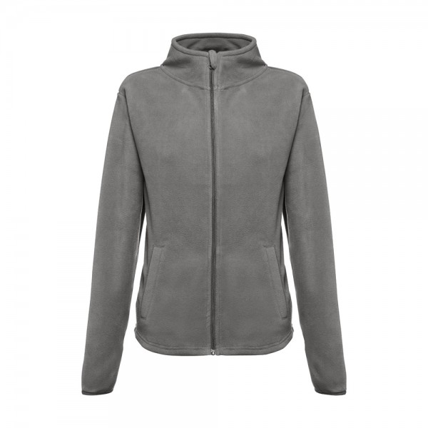 THC HELSINKI WOMEN. Giacca in pile sfiancata in poliestere da donna - Grigio
