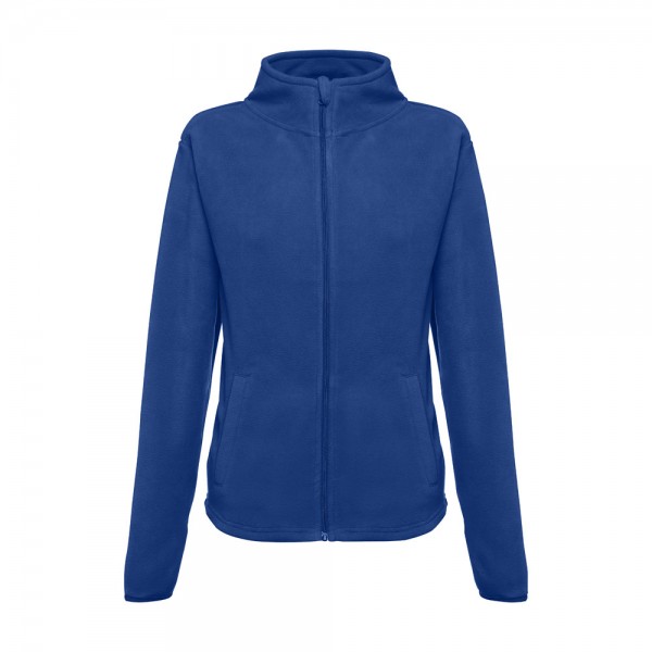 THC HELSINKI WOMEN. Giacca in pile sfiancata in poliestere da donna - Blu reale