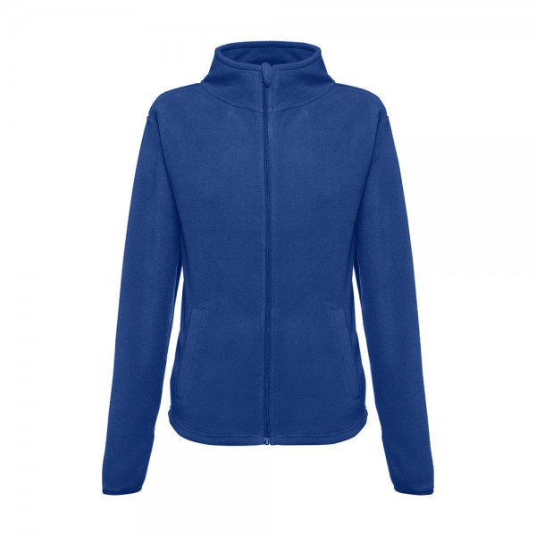 THC HELSINKI WOMEN. Giacca in pile sfiancata in poliestere da donna - Blu reale