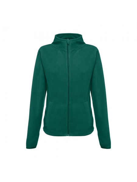 THC HELSINKI WOMEN. Giacca in pile sfiancata in poliestere da donna - Verde scuro THC HELSINKI WOMEN. Giacca in pile sfiancata in poliestere da donna - Verde scuro
