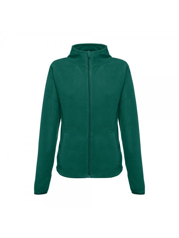 THC HELSINKI WOMEN. Giacca in pile sfiancata in poliestere da donna - Verde scuro THC HELSINKI WOMEN. Giacca in pile sfiancata in poliestere da donna - Verde scuro