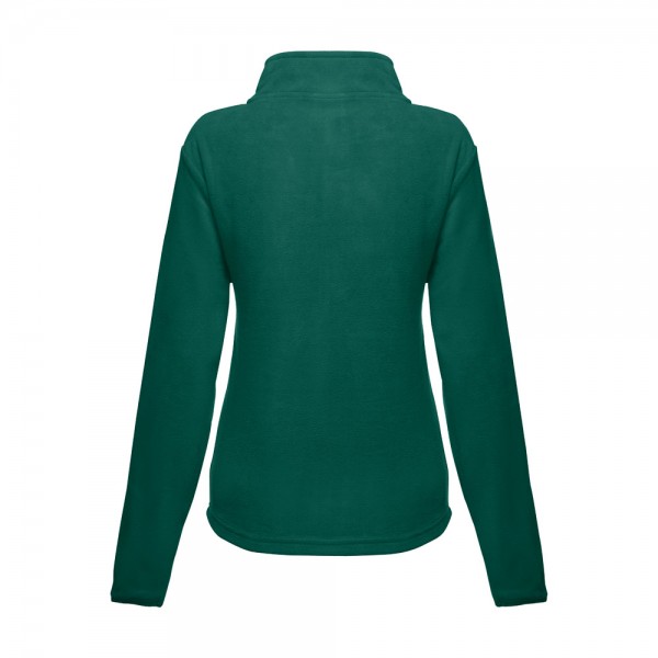 THC HELSINKI WOMEN. Giacca in pile sfiancata in poliestere da donna - Verde scuro